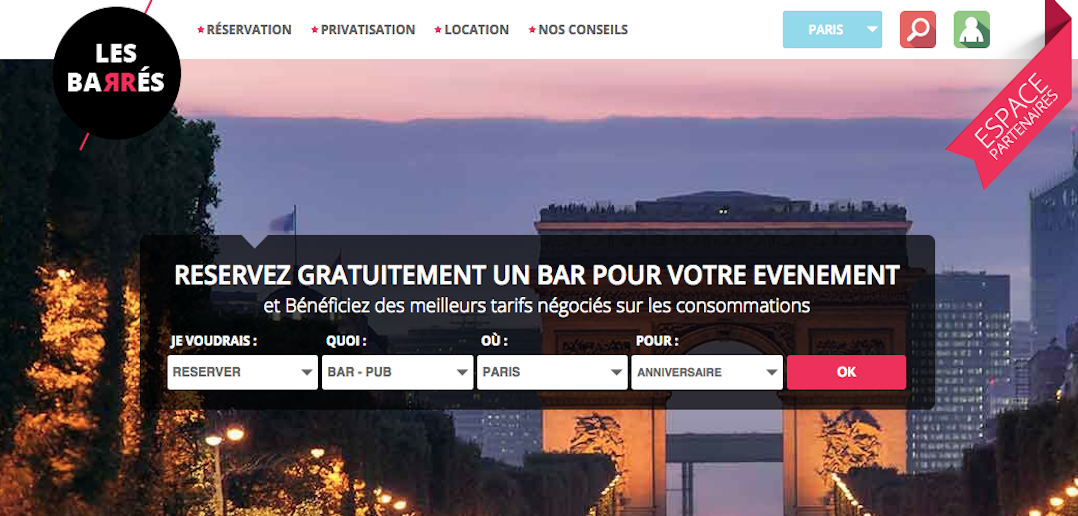 Réserver ou privatiser un bar via www.lesbarres.com :  gratuit, simple et rapide !!!