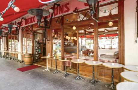 Le Bar-Restaurant les Deux Stations à Paris 16 - La devanture
