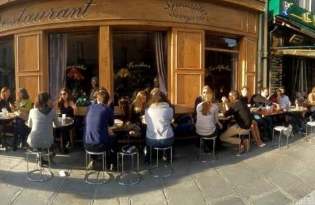 Le Bar-Pub le Valois à Paris 9 - La terrasse