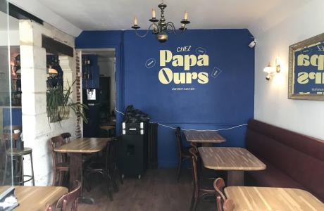 Réserver ou Privatiser Bar Restaurant Bistrot Nantes Chez PapaOurs - Salle privatisable