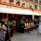 Le Bar-Restaurant le A la Fontaine Saint-Michel à Paris 6 - La devanture