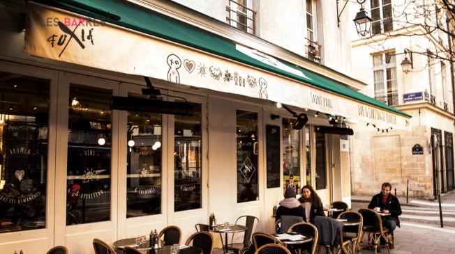 Le Bar-Restaurant le Fuxia le Marais à Paris 3 - La terrasse
