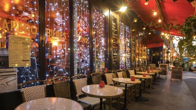 Le Bar-Restaurant l'Estaminet à Paris 11 - la terrasse