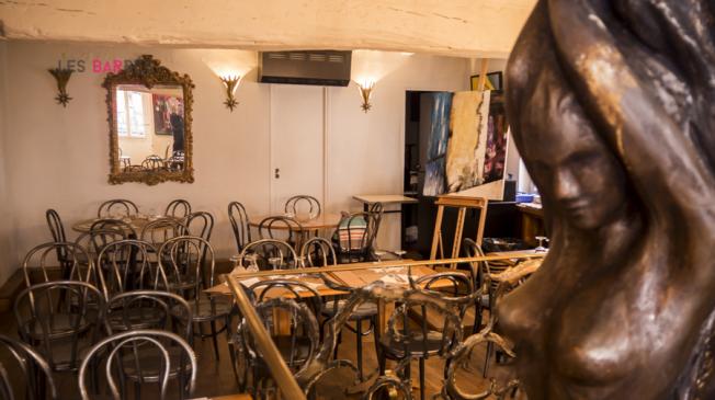 Le Bar-Restaurant la bohème du tertre à Paris 18 - La mezzanine