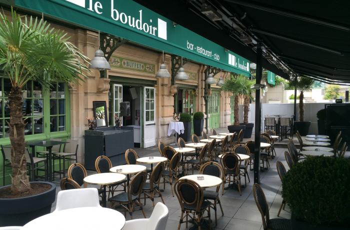 Le Bar-Restaurant le Boudoir à Lyon 6 - La terrasse