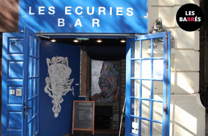 Le Bar les Ecuries à Paris 2 - La devanture