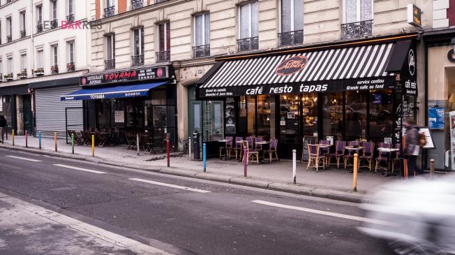 Le Bar-Restaurant le Café d'Albert Charonne à Paris 11 - La devanture