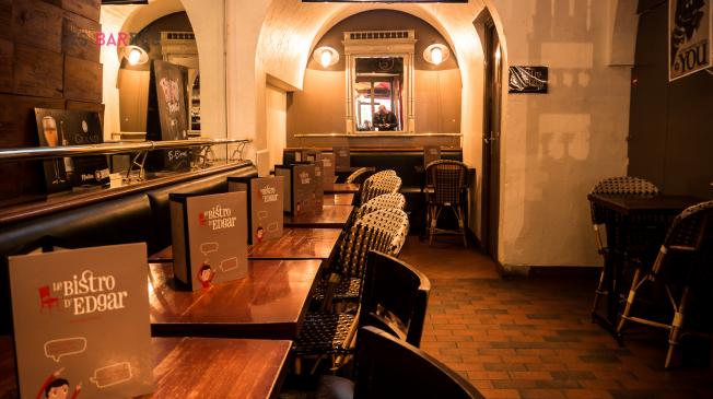 Le Bar-Pub le Bistro d'Edgar à Paris 14 - Le fond de la salle