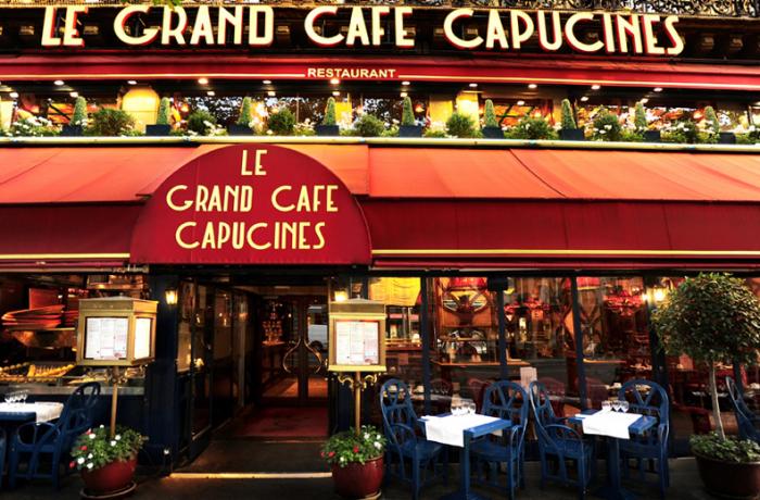Le Bar-Restaurant le Grand Café Capucines à Paris 9 - La devanture