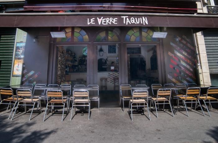 Le Bar-Restaurant le Verre Taquin à Paris 10 - La devanture