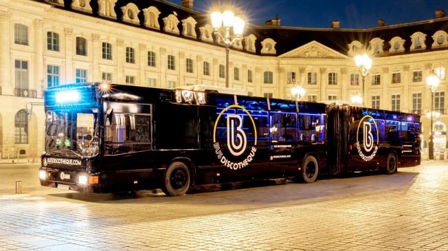 Privatiser Bus Discothèque Paris soirée amis - Le Super Double Bus