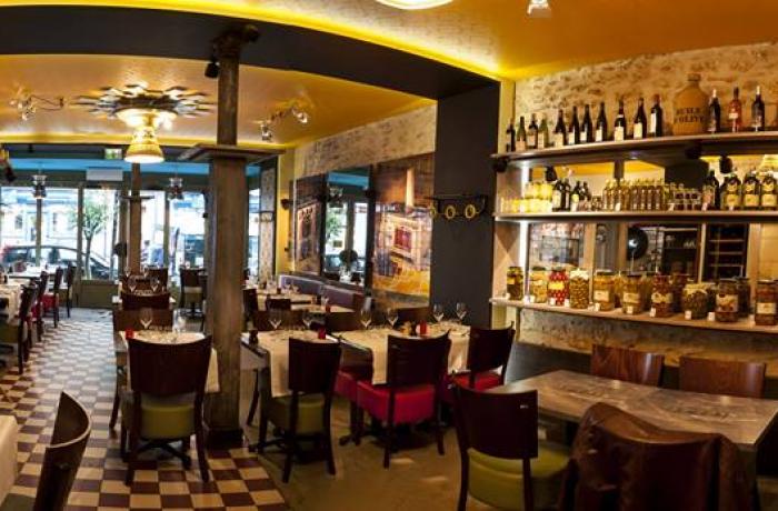 Le Bar-Restaurant le Chant des Oliviers à Paris 18 - Le restaurant