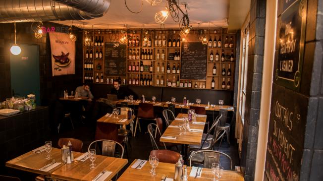 Le Bar-Restaurant le Fuxia le Marais à Paris 3 - Le rez-de-chaussée
