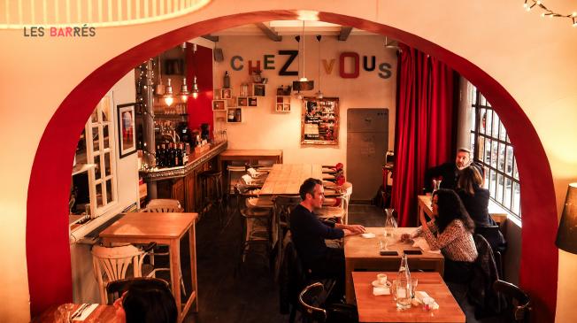 Le Bar-Restaurant le Chez Vous à Paris 9 - La 1ère salle