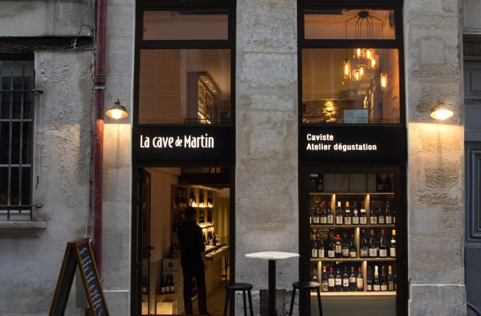 Le Bar-Restaurant la Cave de Martin à Paris 2 - La devanture