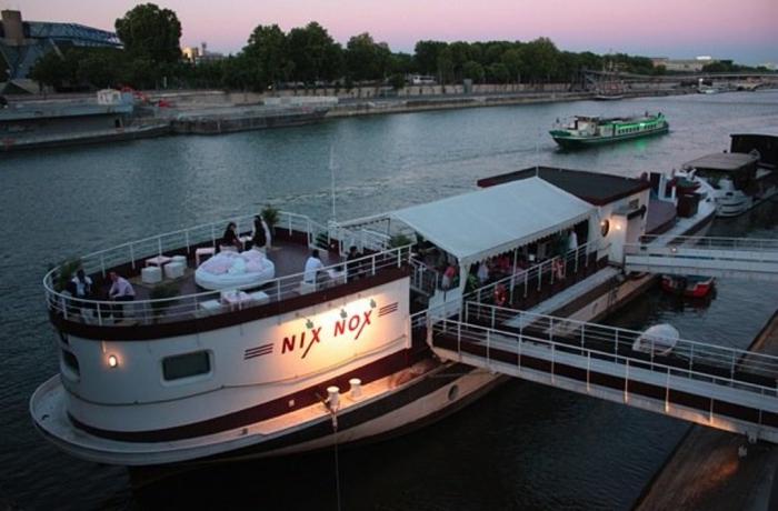 La péniche le Nix Nox à Paris 13 - Le Nix Nox