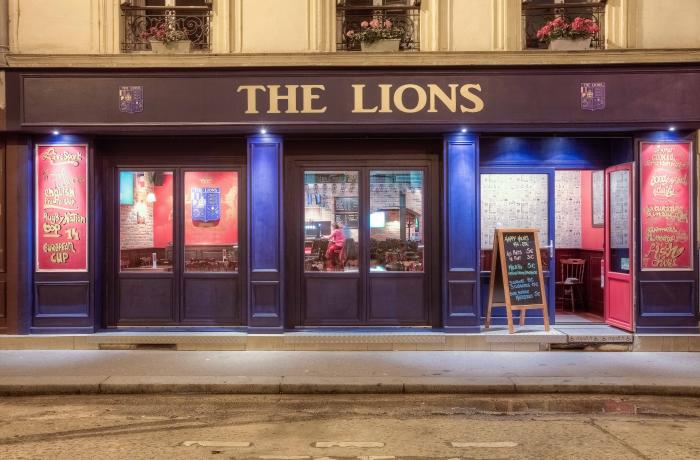 Le Bar-Pub The Lions à Paris 13 - La devanture