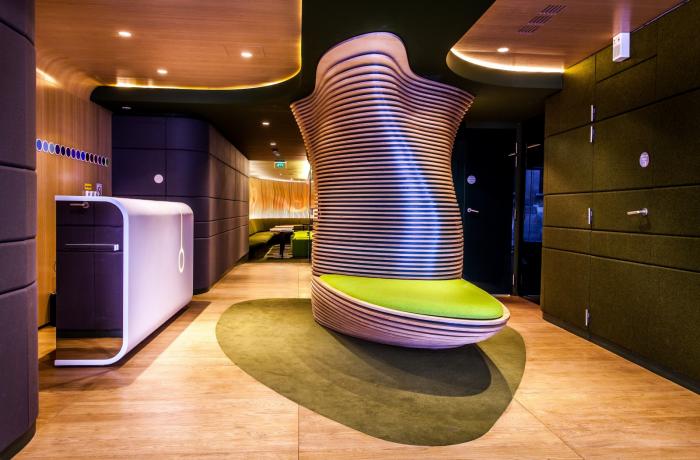 Le Bar la Green Room à Paris 1 - Ambiance futuriste