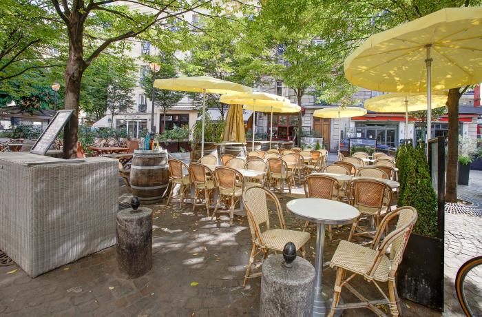 Le Bar-Restaurant le Pariggi à Paris 1 - La terrasse