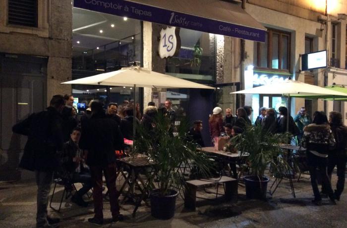 Le Bar-Restaurant l'1solites Caffe à Lyon 2 - La terrasse