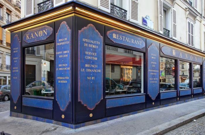 Le Bar-Pub le Kanon à Paris 17 - L'Enseigne