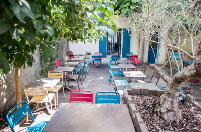 Le Restaurant le Café sur cour à Nantes - La terrasse
