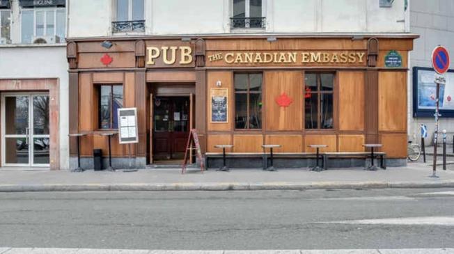 Le Bar The Canadian Embassy à Paris 17 - Le comptoir