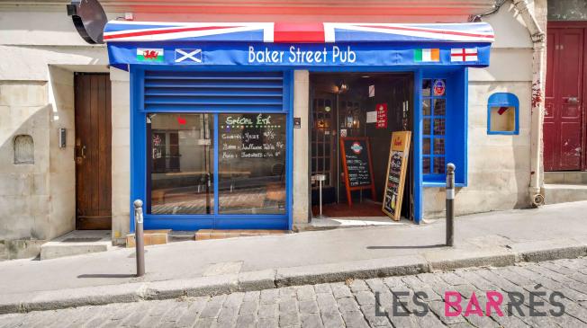 Le Bar-Pub le Baker Street à Paris 5 - La devanture