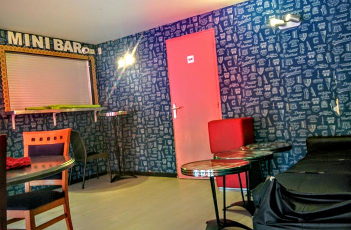 Le Bar-Restaurnat le Bollywood à Bordeau - Le dernier étage avec bar
