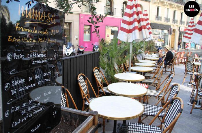 Le Bar-Restaurant le Mimosa à Paris 1 - La terrasse
