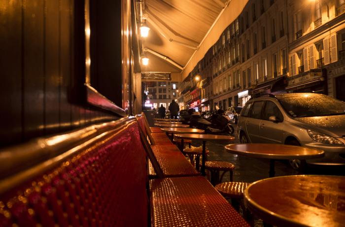 Le Bar-Restaurant le Dellac à Paris 9 - La terrasse