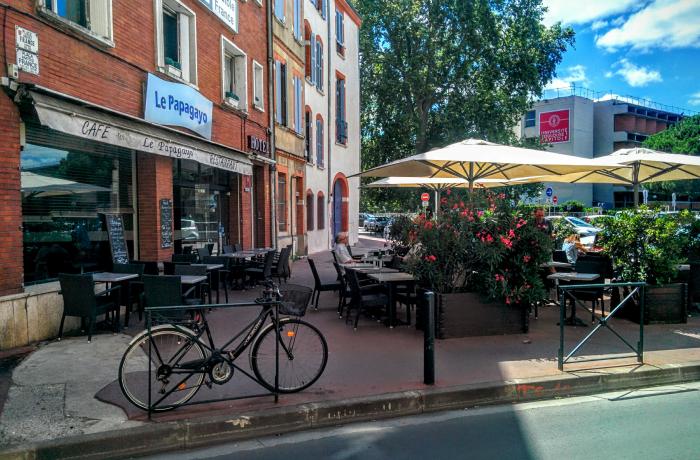 Le Bar-Restaurant le Papagayo à Toulouse - La terrasse