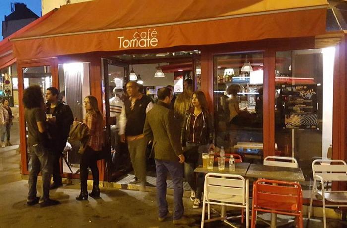 Le Bar-Restaurant le Café Tomate à Paris 11 - La terrasse