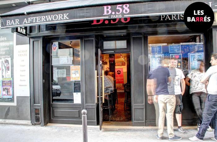 Le Bar-Pub le B58 à Paris 9 - La devanture