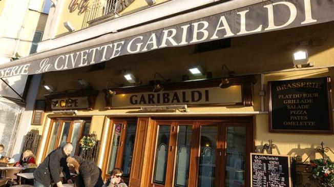 Le Bar-Restaurant la Civette Garibaldi à Nice - Vu de l'extérieur