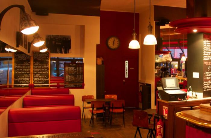 Le Bar-Restaurant le Café Tomate à Paris 11 - Le rez-de-chaussée