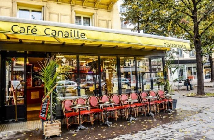 Le Bar-Restaurant le Café des canailles à Paris 11 - La terrasse