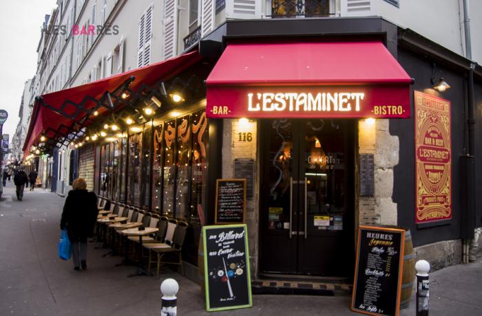 Le Bar-Restaurant l'Estaminet à Paris 11 - La devanture