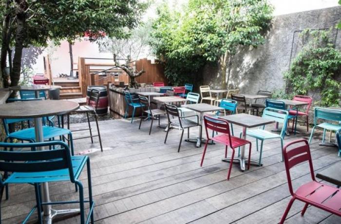 Le Restaurant le Café sur cour à Nantes - La terrasse
