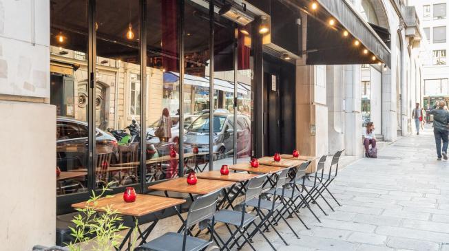 Le Bar-Restaurant l'O'Frenchy à Paris 9 - La terrasse