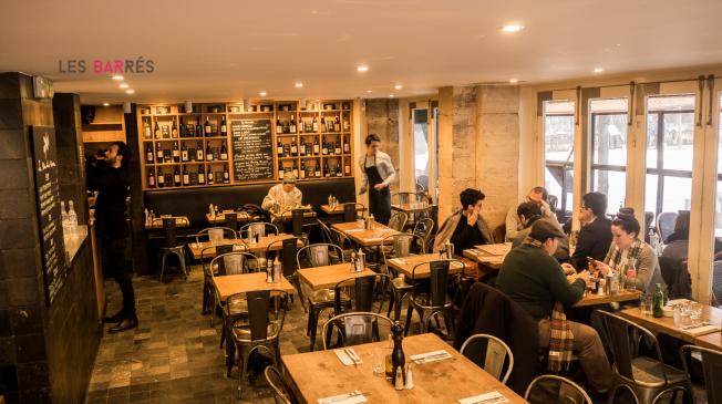 Le Bar-Restaurant le Fuxia Saint-Honoré à Paris 1 - La salle