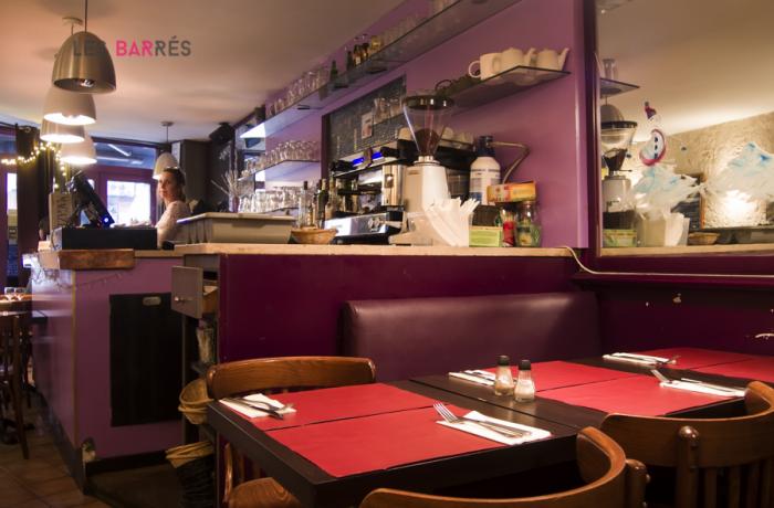 Le Bar-Restaurant le Chez Bibi à Paris 9 - Le fond de la salle