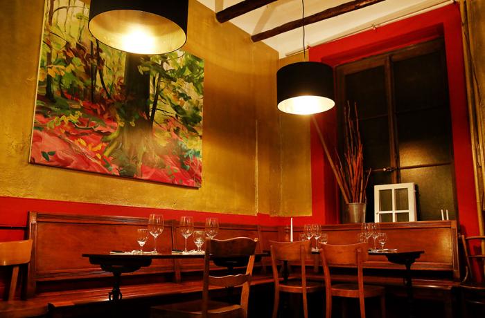 Le Bar-Restaurant le Café de l'Odéon à Genève - La petite salle