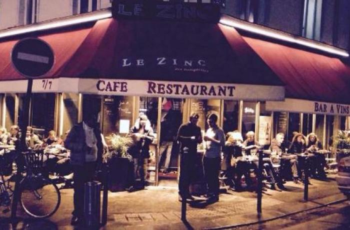 Le Bar-Restaurant le Zinc des Batignolles à Paris 17 - La devanture