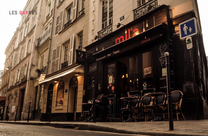 Le Bar le Mil'a à Paris 1 - La devanture