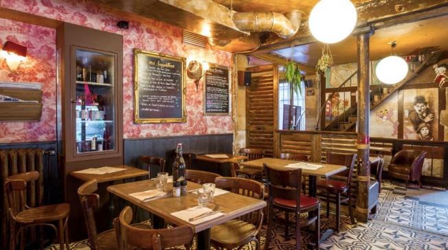Le Bar-Restaurant l'Estaminet à Paris 11 - Le fond du rez-de-chaussée