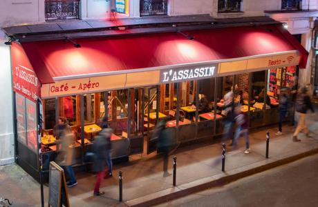 Réserver l'Assassin Paris 11ème, Bar restaurant