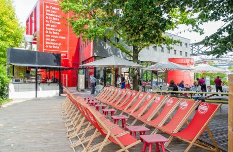 Le Bar-Restaurant le A la Folie à Paris 19 - La Terrasse