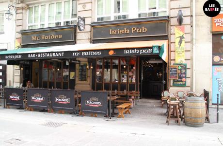 Le Bar-Pub le McBride's Irish Pub à Paris 1 - La devanture