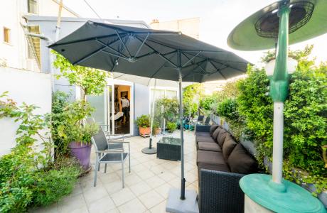 La salle le Loft de la Porte d'Orléans à Cachan - La terrasse